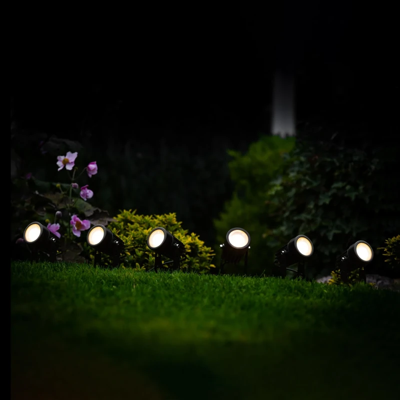 SolarCentre® Atlas Solar Powered Outdoor Spotlights (Set of 6)