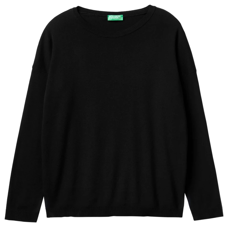 United Colors of Benetton Women's Jumper, Black 100, S