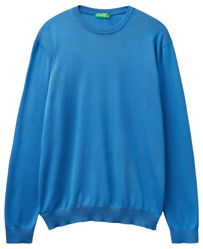 United Colors of Benetton Men's Jumper, Bluette 3 M6, L