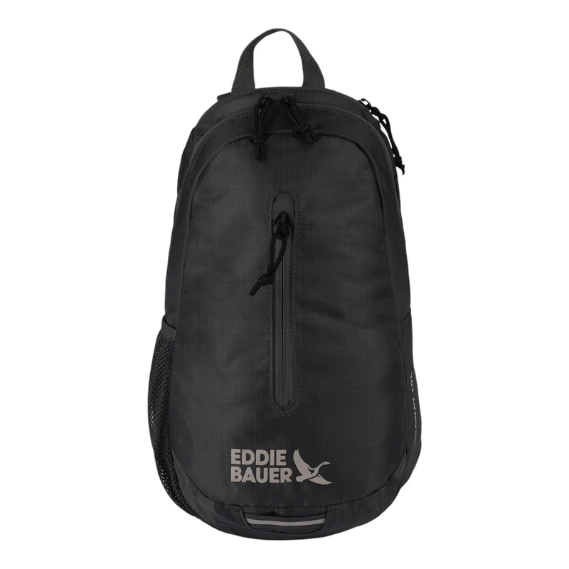 Eddie Bauer Stowaway Packable 10L Sling 3.0 Made from Polyester with Lightly Padded Shoulder Strap, Dark Smoke