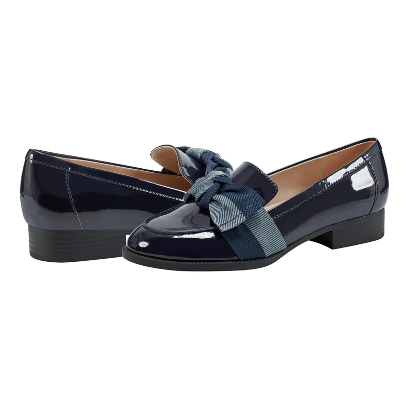 Bandolino Women's Lindio Loafer, Navyblue401, 7 UK