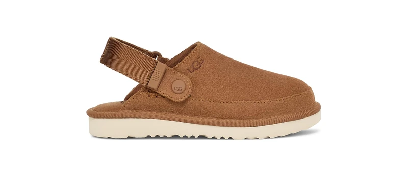 UGG, Kids' Goldenstar Clog Shoe, Chestnut, UK 13