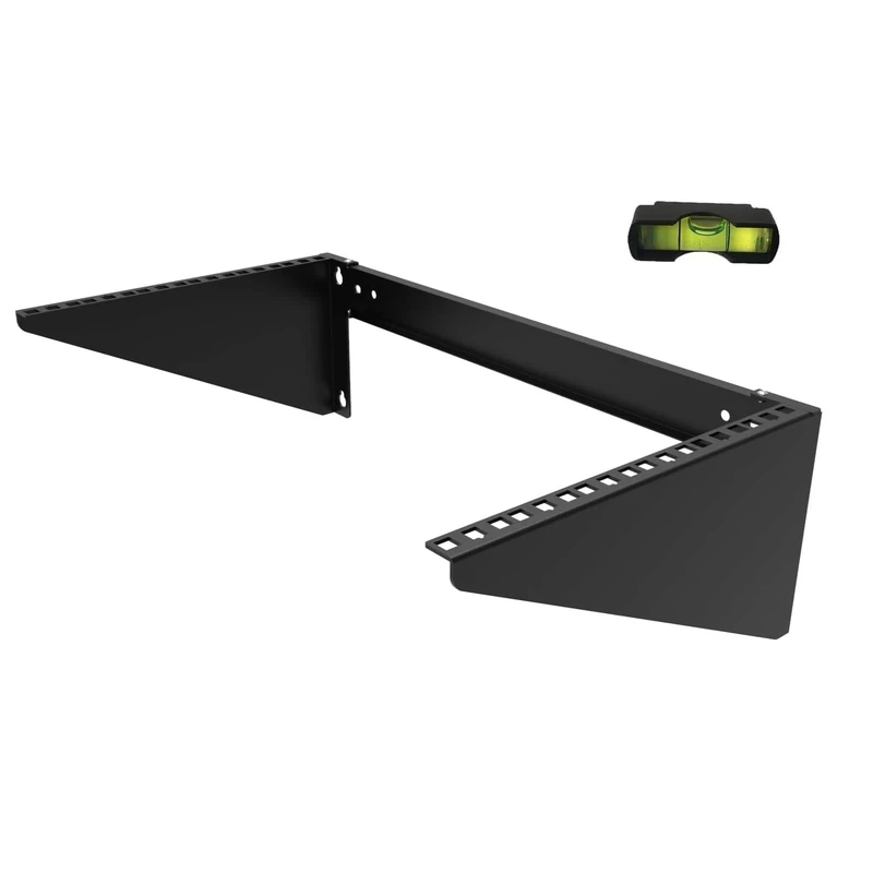 JINGCHENGMEI 19 Inch 6U Heavy Duty Vertical Wall Mountable Rack and 125 lb Wall Mountable Server Rack (MFT-HVWRF6U)