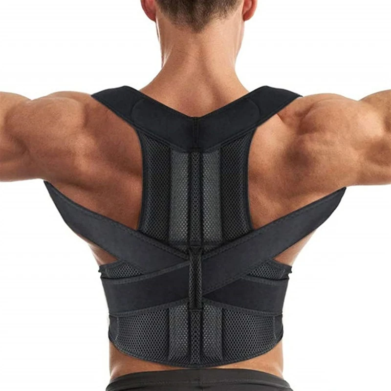 XS-5XL Plus Size Back Brace Posture Corrector for Men and Women - Shoulder Lumbar Teenagers Full Back Shoulder Belt Waist-Support Pain Relief (Size : 3XL) (5XL) (X) - Image 1
