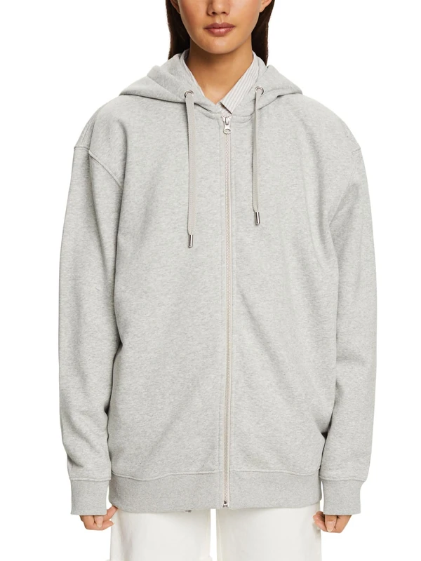 Esprit Women's 993ee1j310 Sweatshirt, 044/Light Grey 5, XL