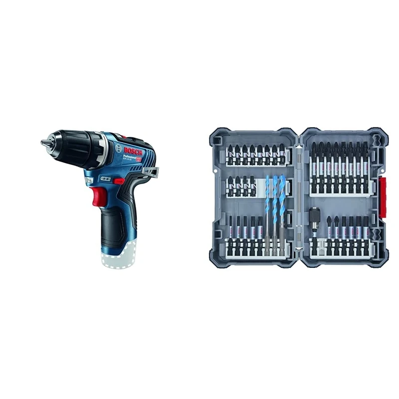GSR 12V-35 Multi-Construction Drill Bit Set - 35pc, Double-Ended, Pick & Click, HEX-9, Impact Driver & Drill Driver Accessories