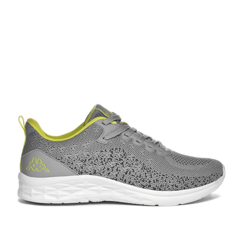 Kappa ROSTIE Logo, Unisex-Adult Running Shoes, Grey MD-Green Lime, EU 44 - UK 10, Grey Md Green Lime, 10 UK