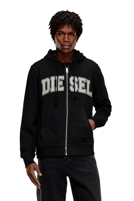 Diesel Men's s-ginn-hood-zip-k12 Hooded Sweatshirt, 9xx-0hayt, M