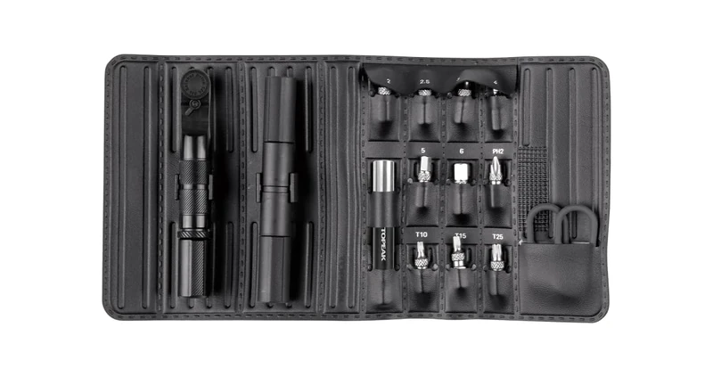 Topeak Unisex N Roll Elite Ratchet Tool Set, Silver/Black
