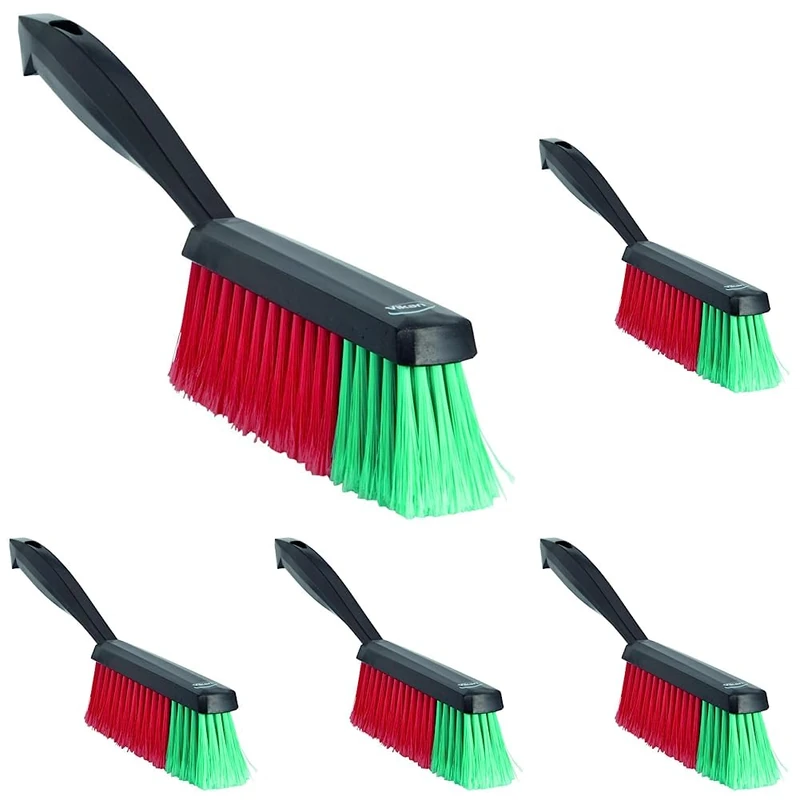 Vikan 450052 Hard Interior Brush, Black, 330 mm Length, 35 mm Width, 90 mm Height (Pack of 5)