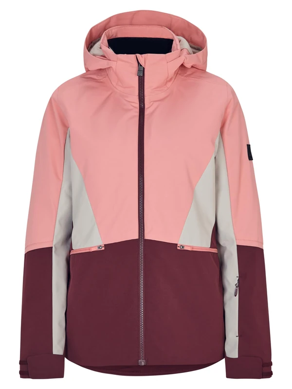 Ziener Women's Taimi Ski Winter Jacket, Warm, Breathable, Waterproof, Pink Vanilla Stru, 44 (EU) - Image 1