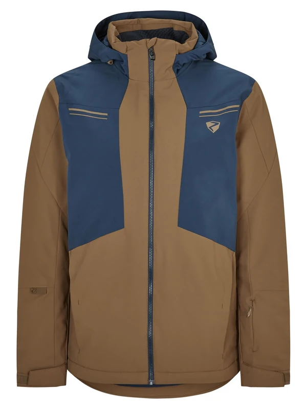 Ziener TAFAR Men's Ski Jacket/Snowboard Jacket, Breathable, Waterproof, Walnut Dob, 52