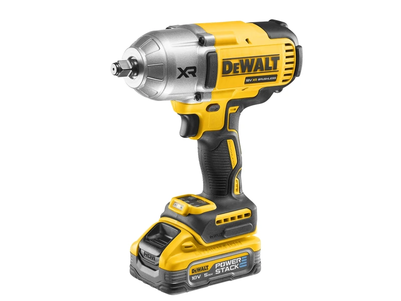 DEWALT 18V 1/2IN Impact Wrench 5AH POWERSTACK