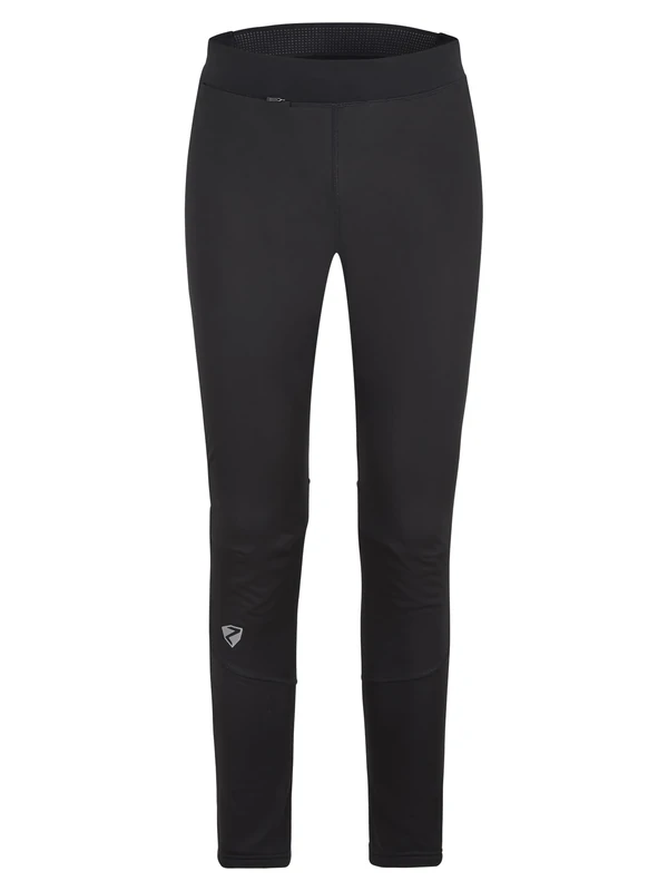 Ziener Women's Nura Softshell Trousers, Cross-Country Tights, Windproof, Elastic, Black, 42