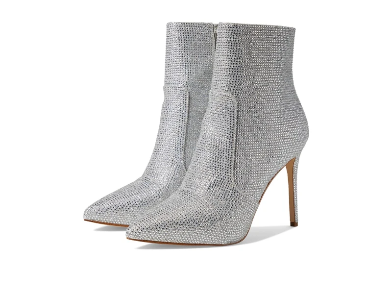 Michael Kors 40H3RUHE5D-040 RUE STILETTO BOOTIE Women SILVER UK 9.5
