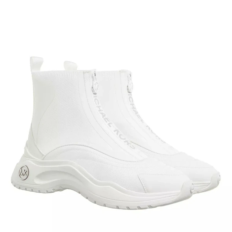 Michael Kors 43H3DRFE5D-085 DARA ZIP BOOTIE Women OPTIC WHITE UK 9