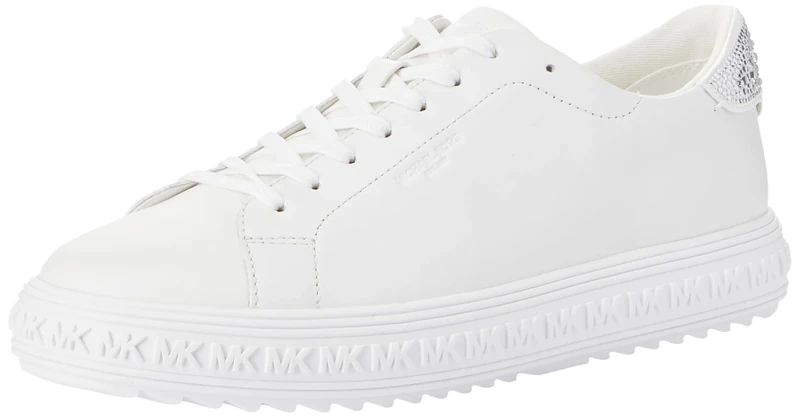 Michael Kors 43H3GVFS2L-085 Grove LACE UP Women Optic White UK 9