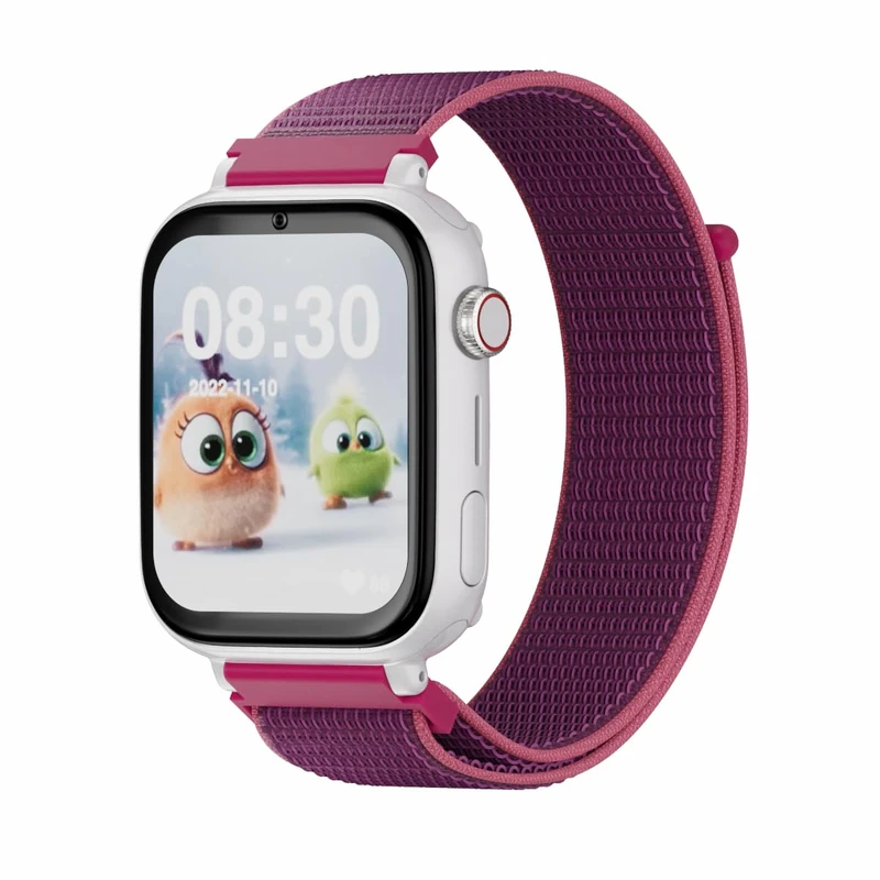 SaveFamily SaveWatch Plus 4G Smartwatch - White/Raspberry - Image 1