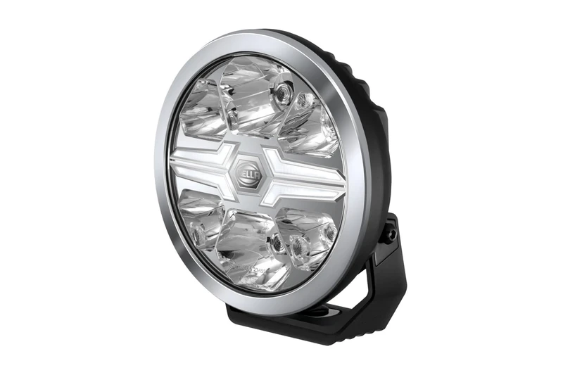 HELLA 1FJ 357 198-011 LED-Spotlight - Blade Chrom 7" - 12/24V - round - Reference number: 50 - Crystal clear - Light colour: White - Cable: 500mm - frontal sided - Image 1