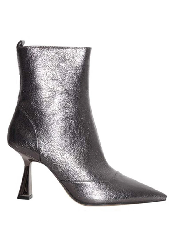 Michael Kors 40H3CLME5M-021 CLARA MID BOOTIE Women ANTHRACITE UK 9 - Image 1