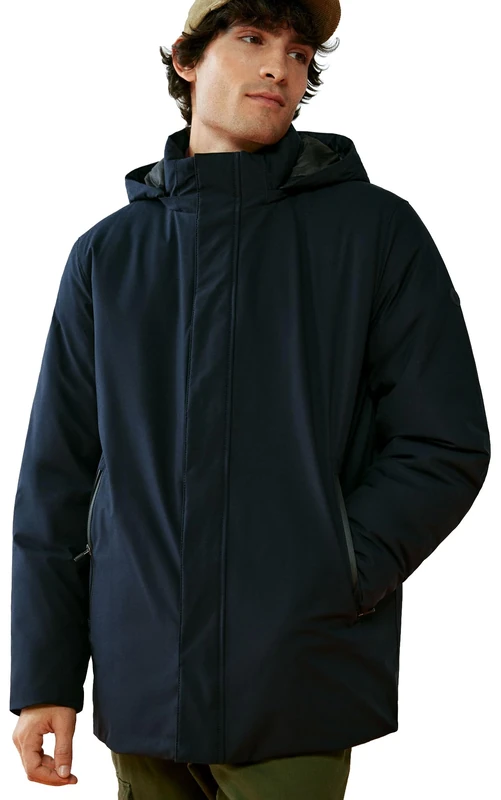 SPRINGFIELD Men's 956384 Coat, Navy, L