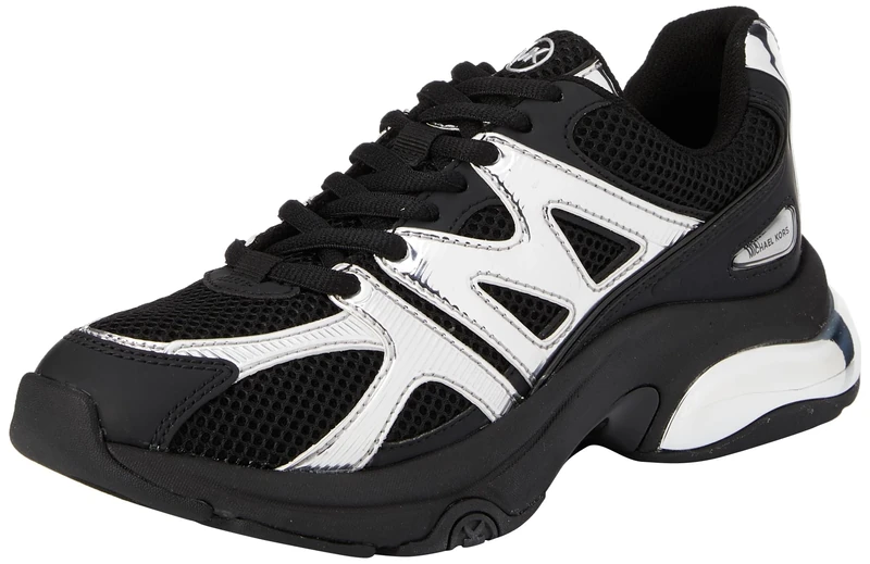 Michael Kors 43H3KIFS4D-023 KIT Trainer Extreme Women Black/Silver UK 6.5