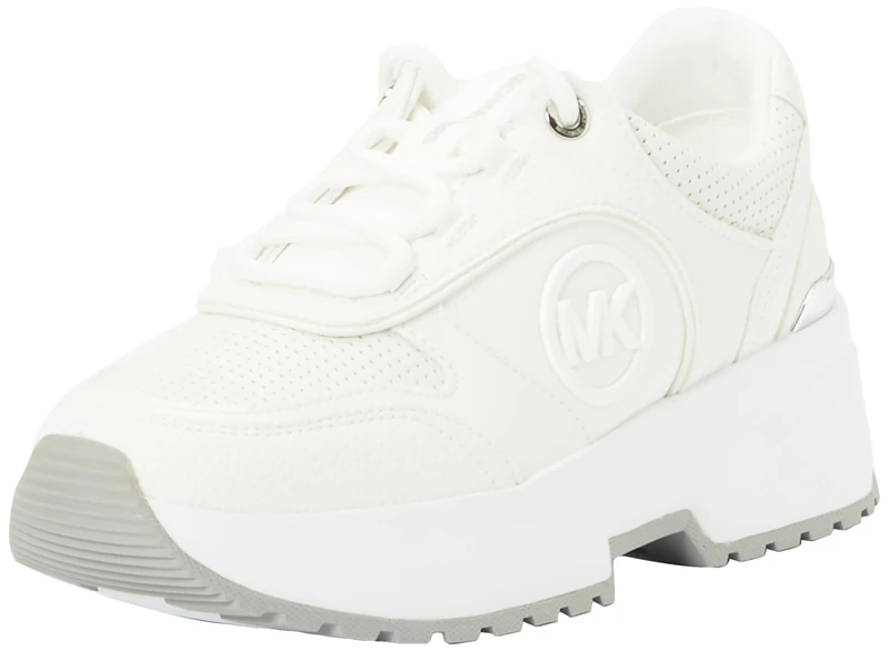 Michael Kors 43H3PCFS1L-085 Percy Trainer Women Optic White UK 9