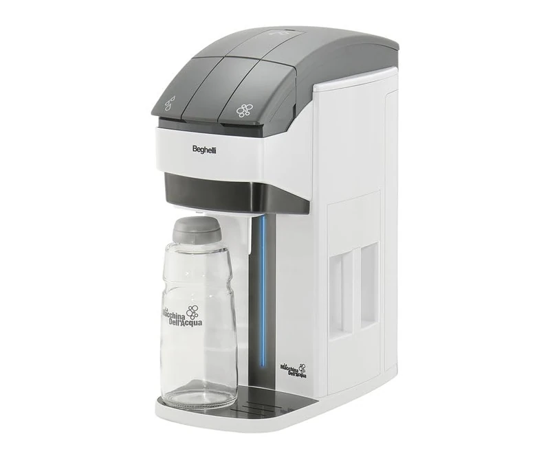 Beghelli - Water Dispenser - With UV-C Bacteria Killing Lamp, Power Supply, 1 Filter and 1 Glass Bottle Included