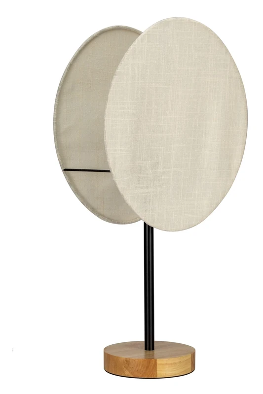 Pauleen 48297 Table Boho Darling E27 max. 20W Beige Metal, Fabric, Wood Bedside luminaire