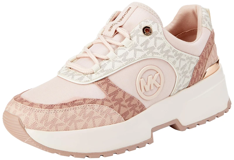 Michael Kors 43H3PCFS1B-612 Percy Trainer Women Soft Pink Multi UK 6.5