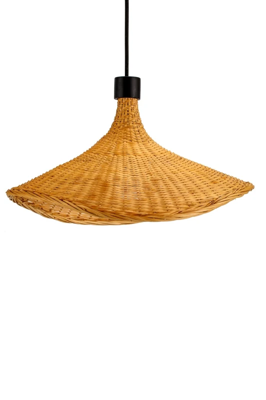 Pauleen 48302 Pendant luminaire Boho Soul E27 max. 20W Beige, Black Bamboo, Metal Pendant