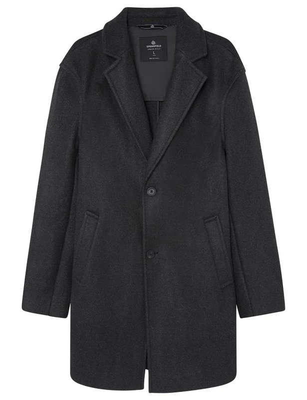 SPRINGFIELD Men's Jacket, dark grey, XL
