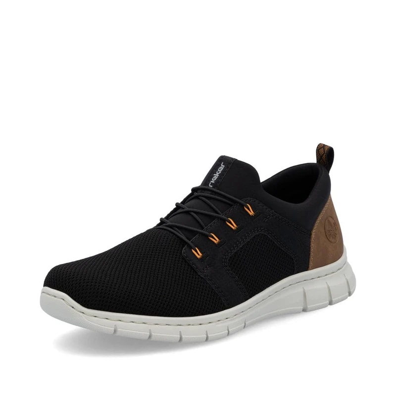 Rieker Men's B7796 Loafer, Schwarz, 10 UK