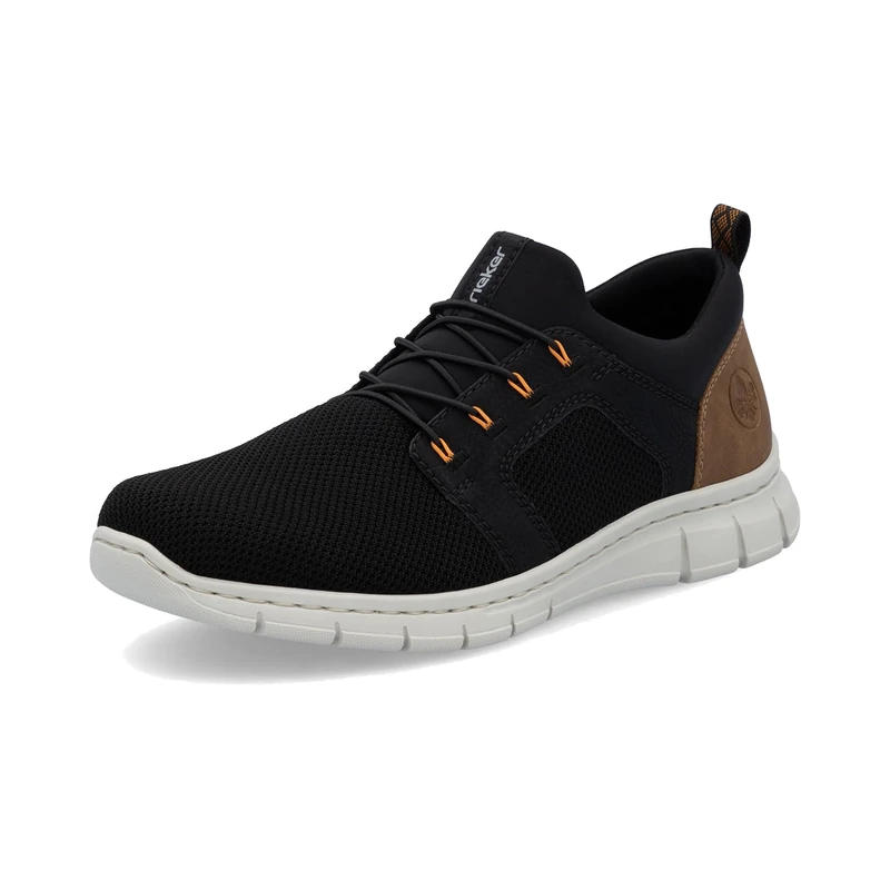 Rieker Men's B7796 Loafer, Schwarz, 10 UK