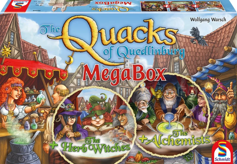 Schmidt | The Quacks of Quedlinburg: Mega-Box | Board Game | Ages 10+ | 2-5 Players | 45 Minutes Playing Time
