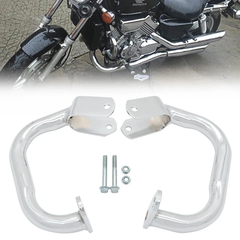 Motaux Engine Guard Highway Crash Bar for Honda Magna 750 VF750C VF750CD 1994-2004, Chrome