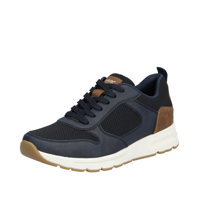 Rieker Men's B0700 Lace-Up Shoes, Blue, 8 UK - Image 1