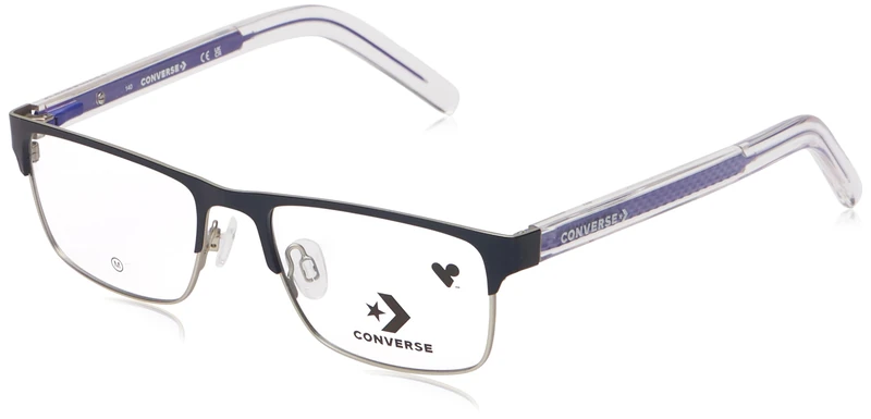 Converse CV3023Y 412 Matte Converse Navy Eyewear Kid Metallo, Modified Rectangle, 48