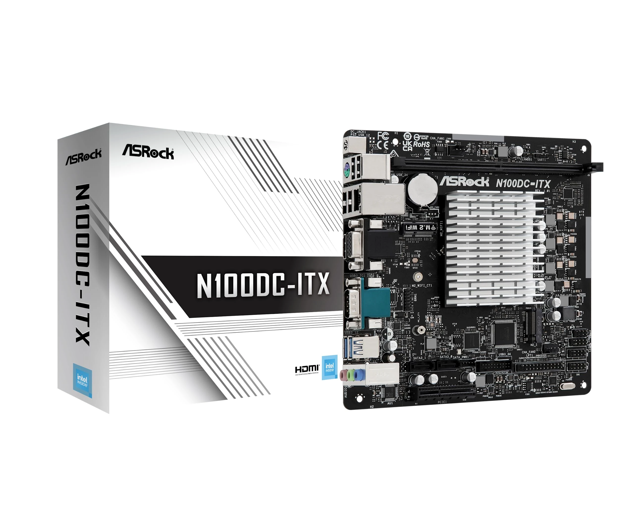 Asrock N100DC-ITX NA (CPU intégré) mini ITX