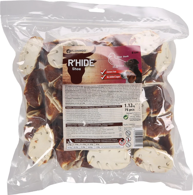 Flamingo R'HIDE SHOE WITH DUCK 6/8CM 75PCS 1,12KG
