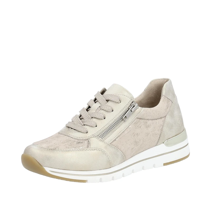 Remonte Women's Trainers R6700, Women's Lace-Up Shoes, Loose Insole, Shell Gold 61, 6.5 UK