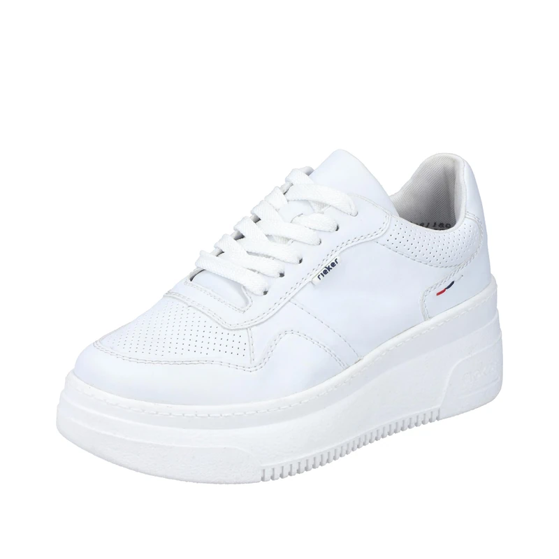 Rieker Women's Low Shoes, White, 8 UK