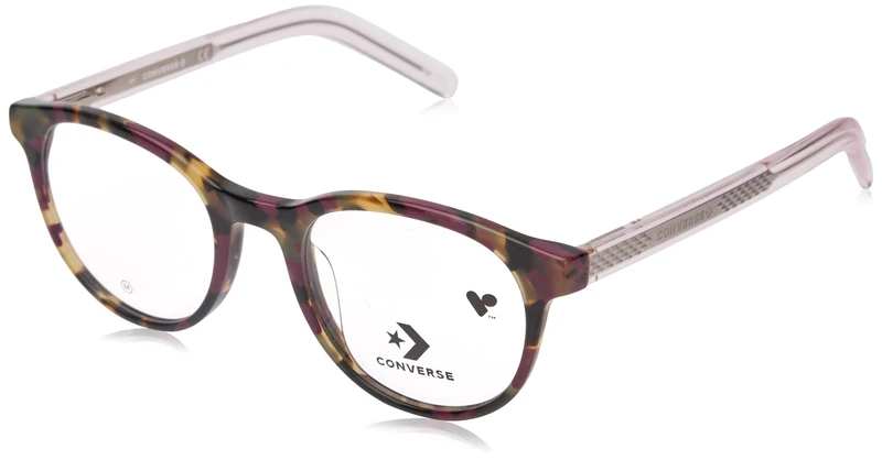 Converse CV5081 692 Magenta Tokyo Tortoise Eyewear Unisex Acetato, Round, 50