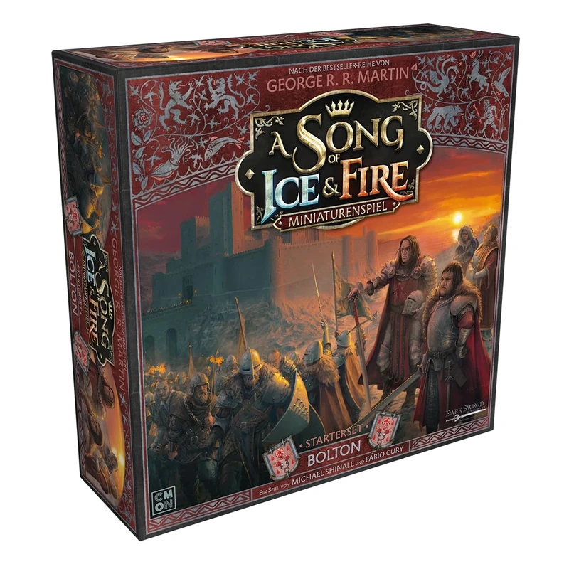 CMON, A Song of Ice & Fire - Bolton, Starter Set, Tabletop, 2 Players, Ages 14+, 45-60 Minutes, German
