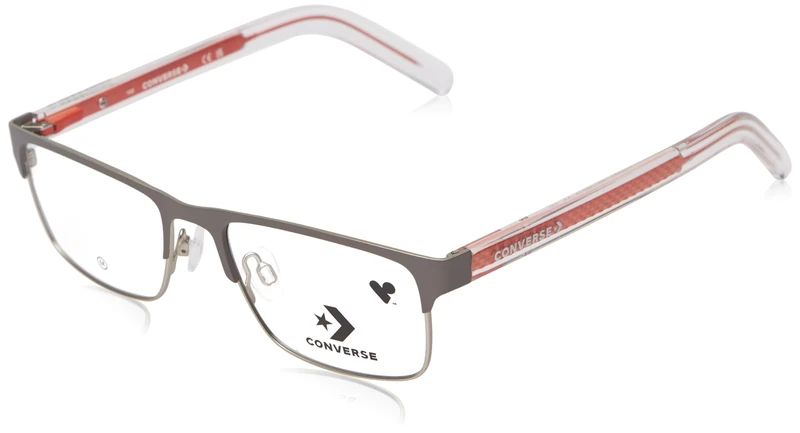 Converse CV3023Y 022 Matte Origin Story Grey Eyewear Kid Metallo, Modified Rectangle, 48