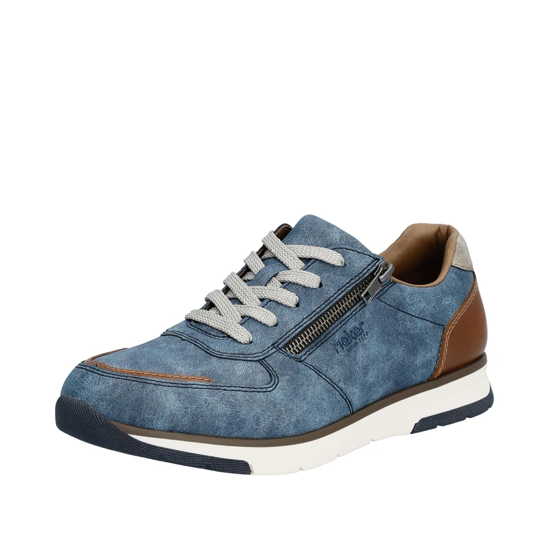 Rieker Men's B2010 Lace-Up Shoes, Blue, 9 UK