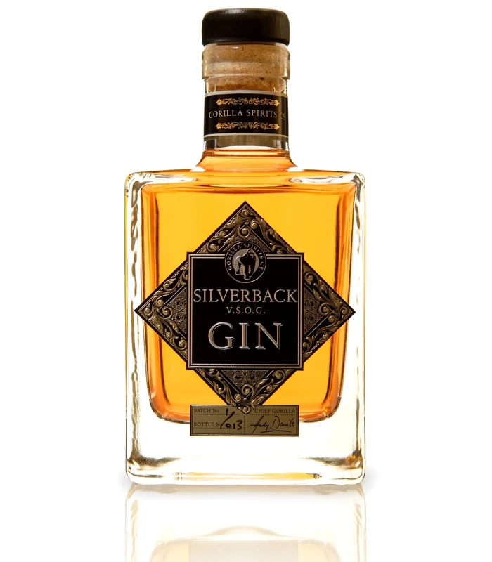 Silverback Gin VSOG (Very Special Oak Aged) | Oak Aged Gin | Hints of Vanilla & Dried Fruit | 50cl | 43% ABV - Image 1