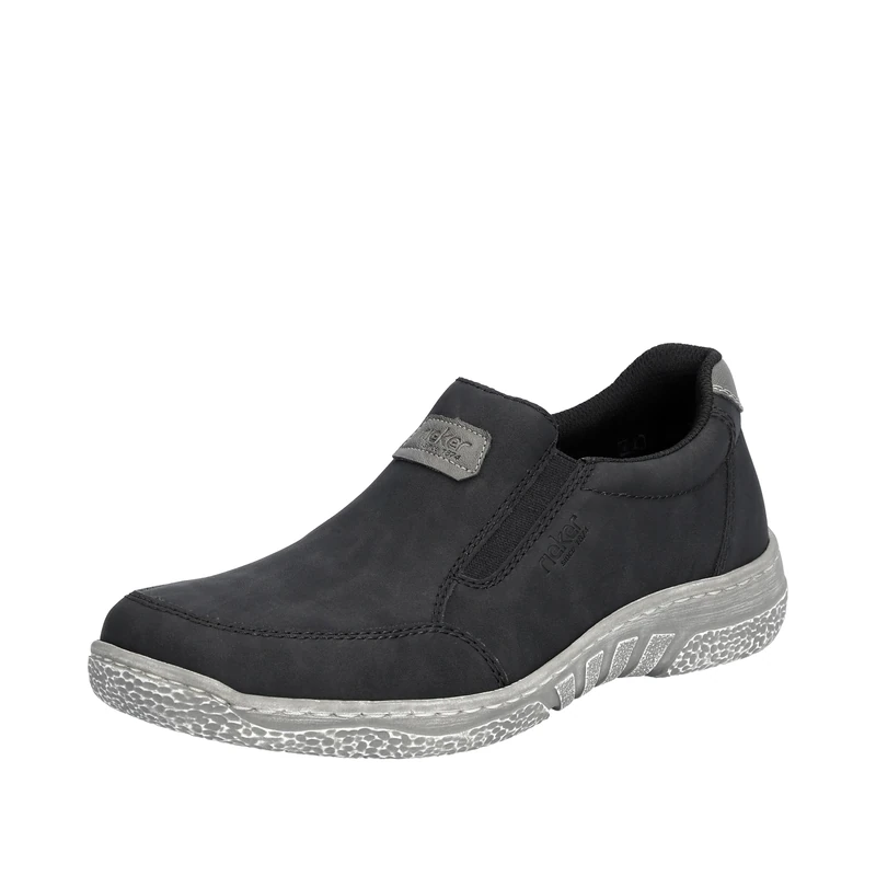 Rieker Men's 3553 Slippers, Black, 45 EU Weit