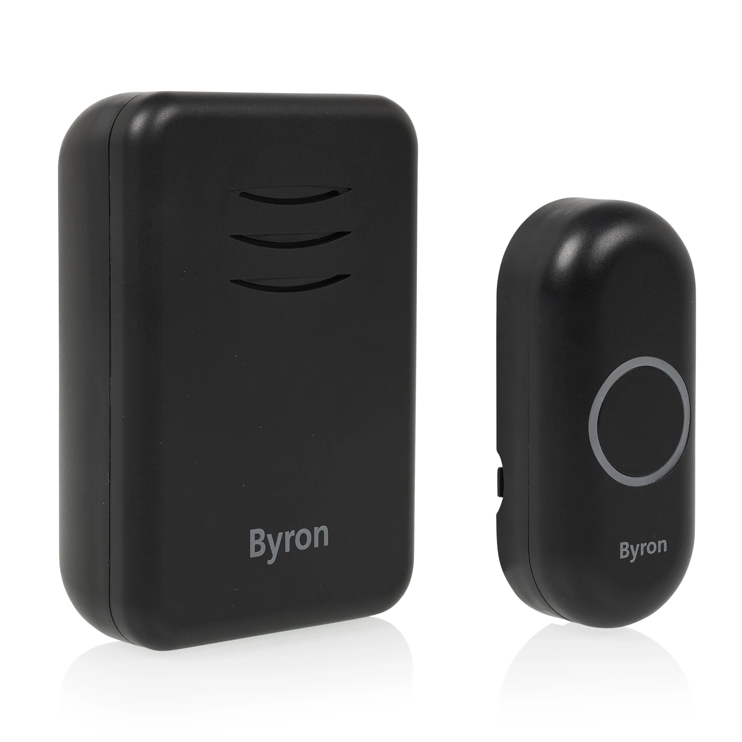 Byron Wireless Portable Doorbell Set – 150 m Range – 16 Melodies – DBY-22351BS
