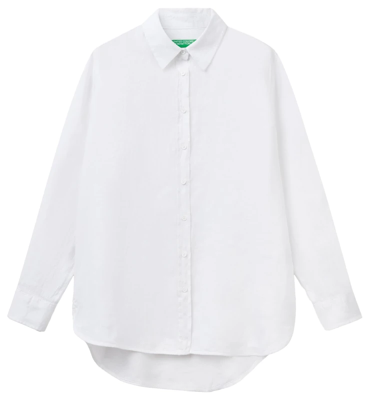 United Colors of Benetton Shirt, Optical White 101, XXS